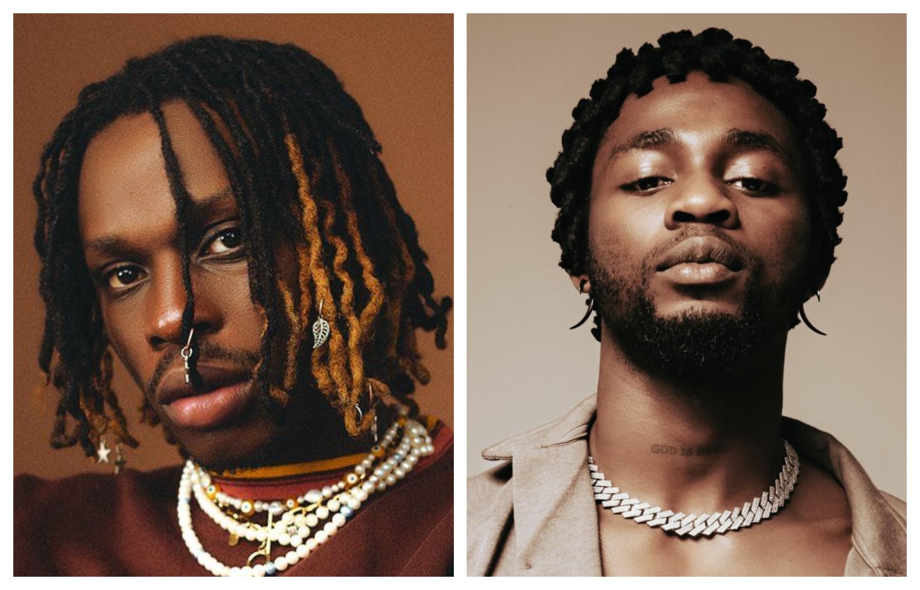 Omah Lay &amp; Fireboy excite fans as they announce first-ever collaboration