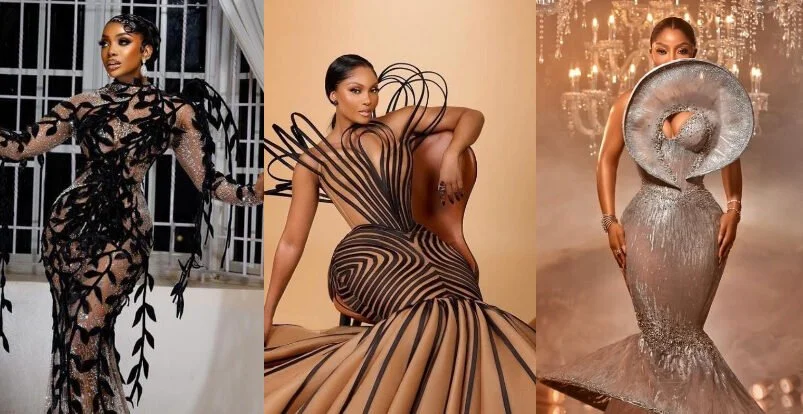 Mixed Reactions as Fashion Designer Recreates Osas Ighodaro’s AMVCA 2024 Dress