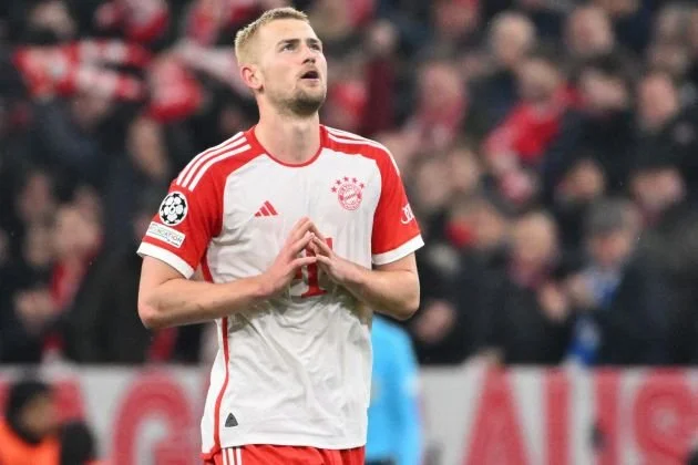 Transfer: Bayern Munich tell Man Utd De Ligt’s price tag