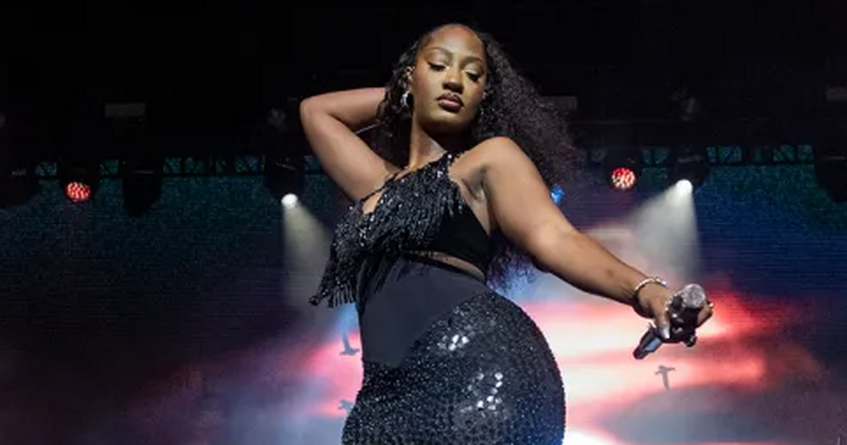 Tems thrills fans at the 'Born In The Wild' concert in France