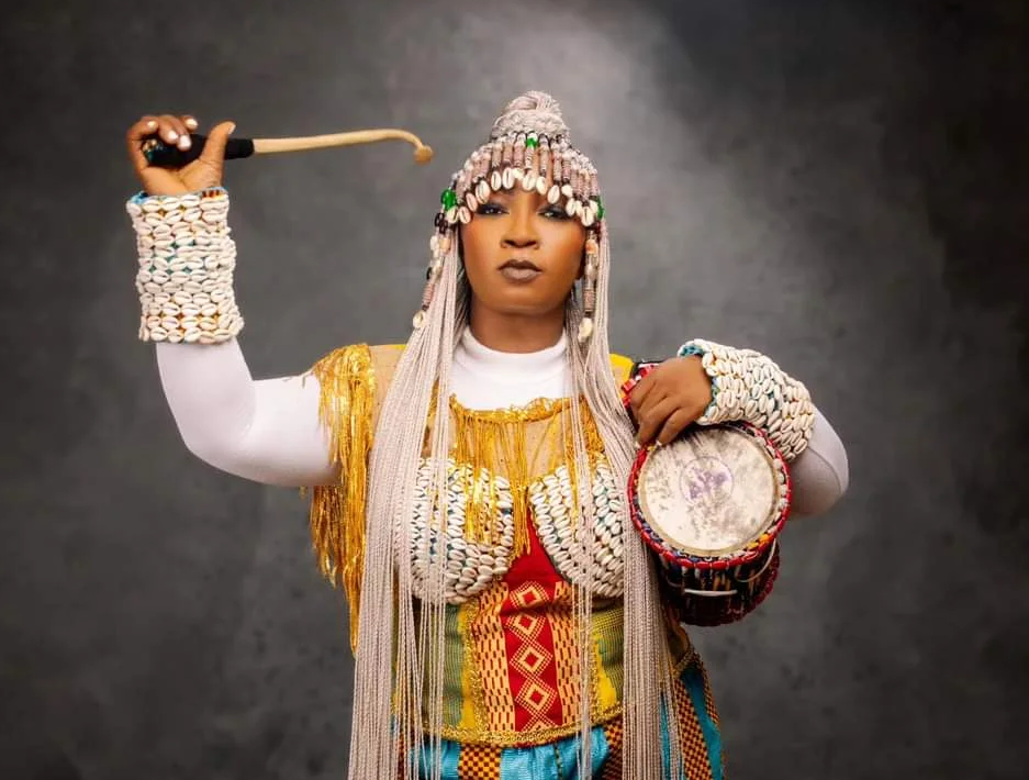'I learnt humility from Wole Soyinka' - Female talking drummer, Ara