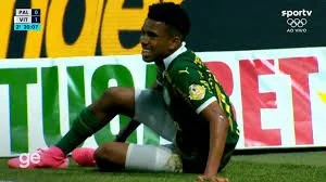 Chelsea's new £48 million acquisition, Estevao Willian, exits the ground in tears.