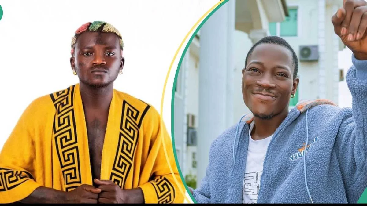 Portable, DJ Chicken fight dirty at the Lagos concert.