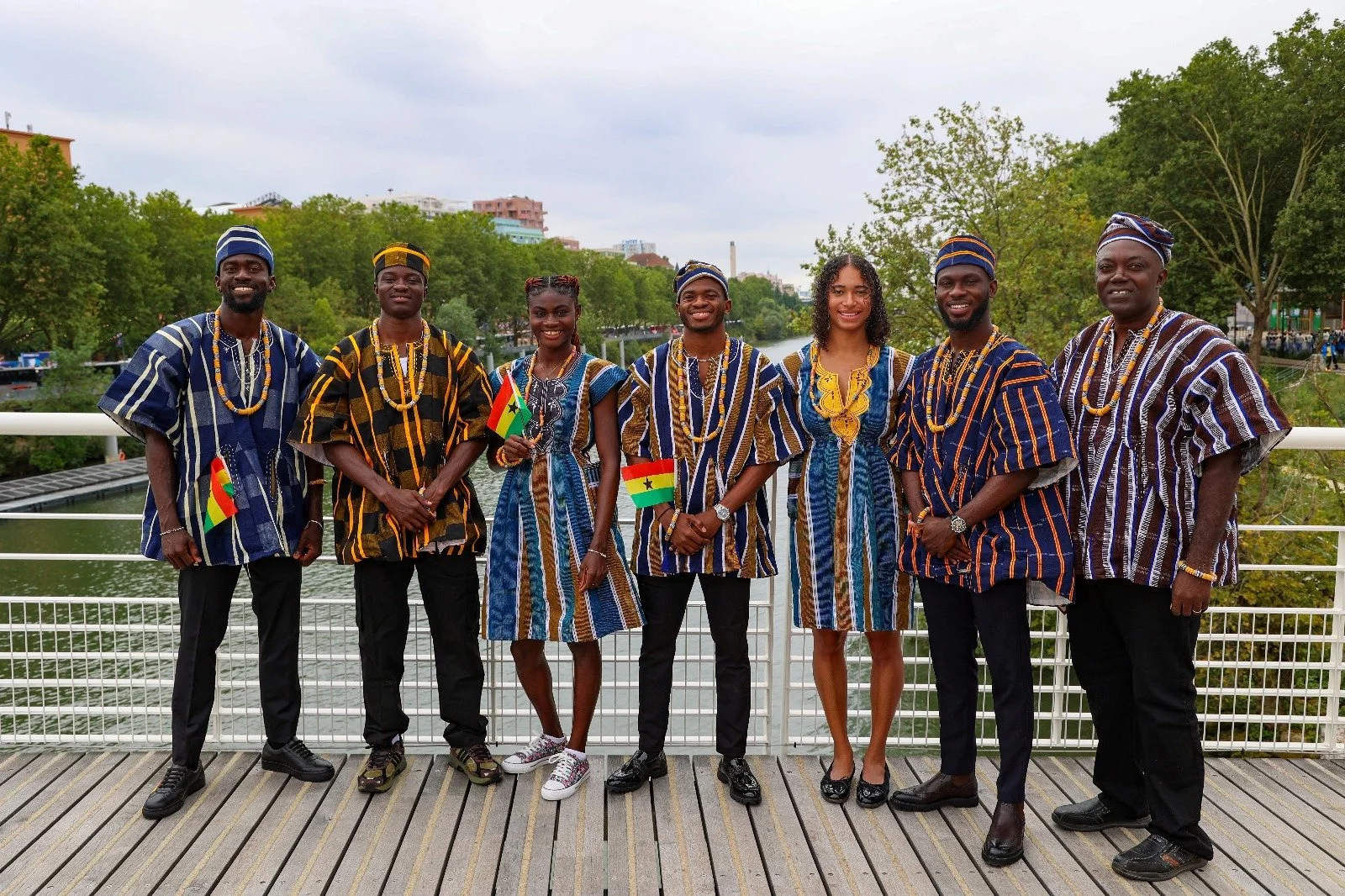 Team Ghana dazzles at Paris 2024 Olympics opening ceremony with stunning attire
