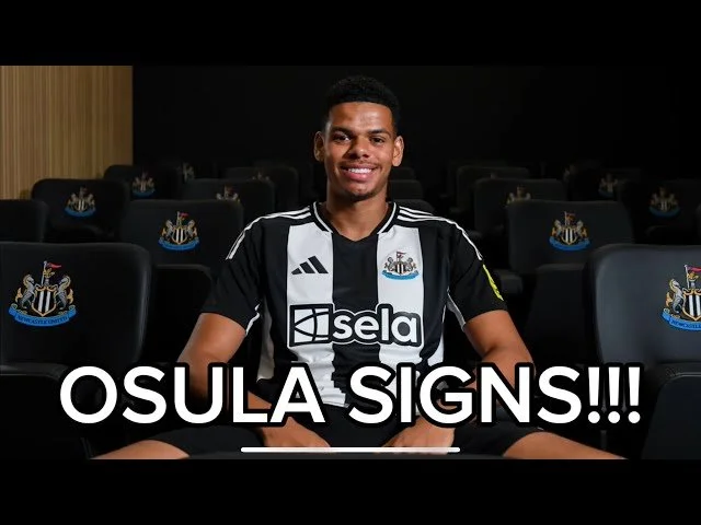 Newcastle United confirm the signing of Nigerian striker William Osula.