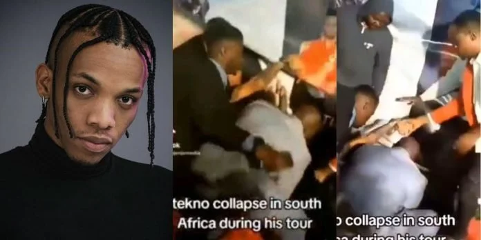 I'm hale and hearty— Tekno denies collapsing on stage in South Africa.