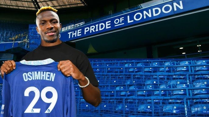 Chelsea keep the No. 9 shirt vacant amid ties with Osimhen.
