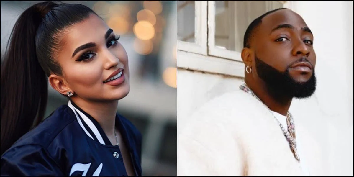 Enisa, an American singer, re-followed Davido after losing 25,000 Nigerian fans