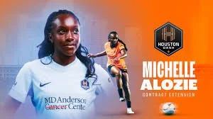 Transfer: Michelle Alozie signs new two-year contract with Houston Dash