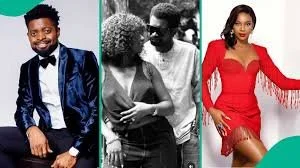 Basketmouth, a comedian, flaunts his new sweetheart.