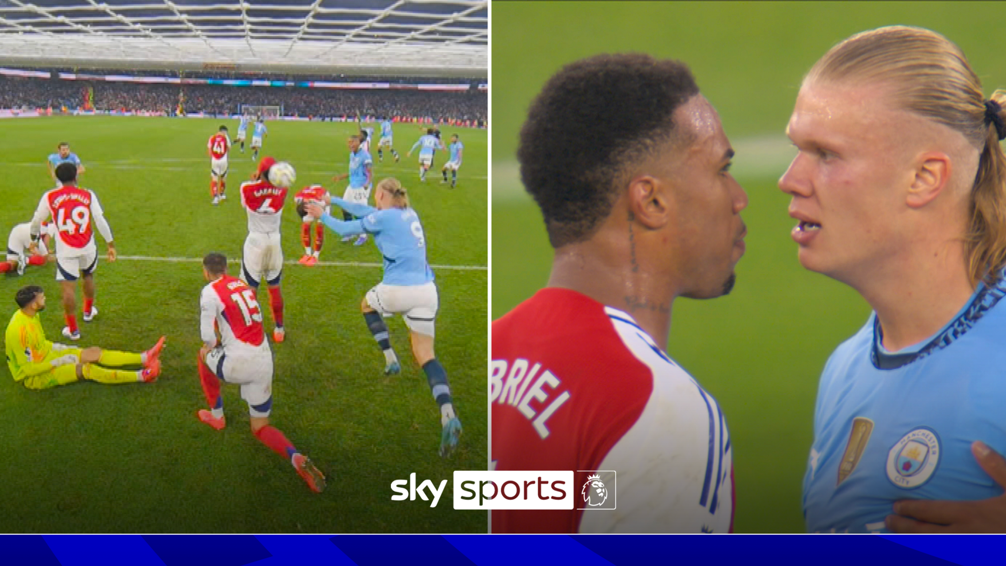 EPL: Stay modest - Haaland mocks Arteta following Manchester City's 2-2 tie with Arsenal