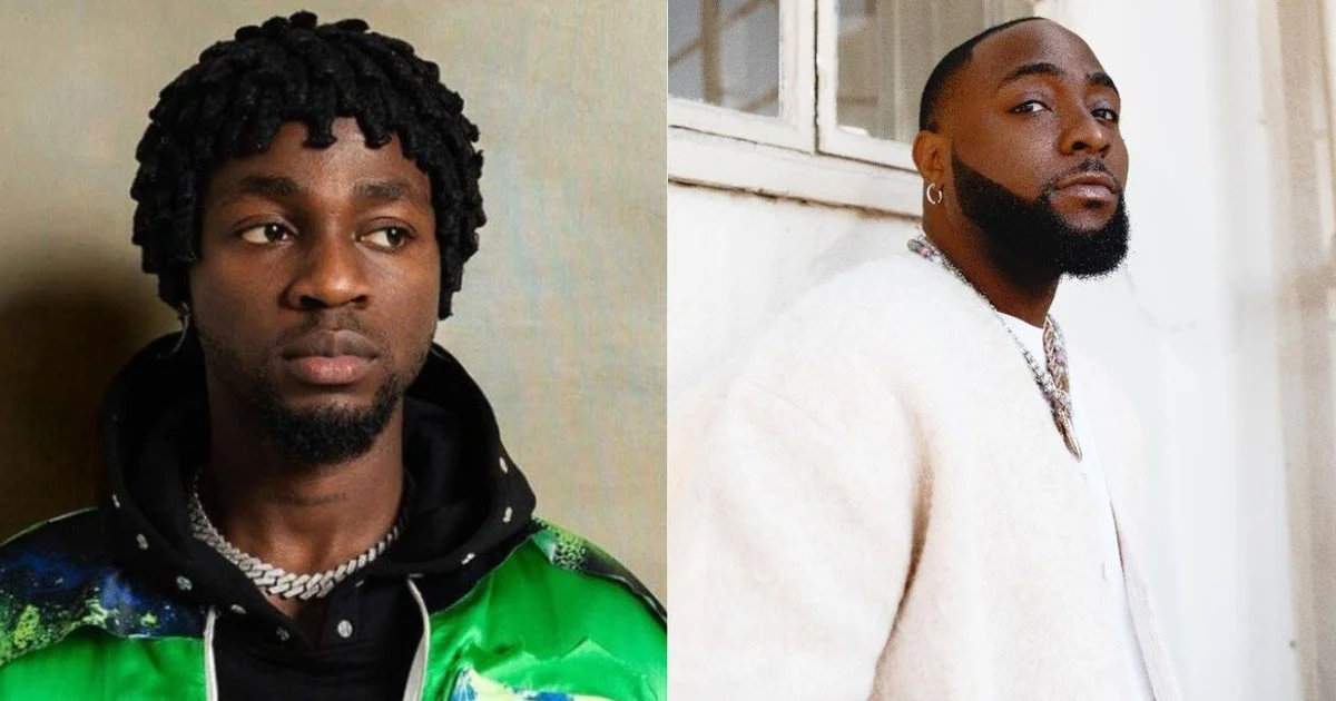 Davido is a big legend, says Omah Lay as he announces an upcoming collaboration.