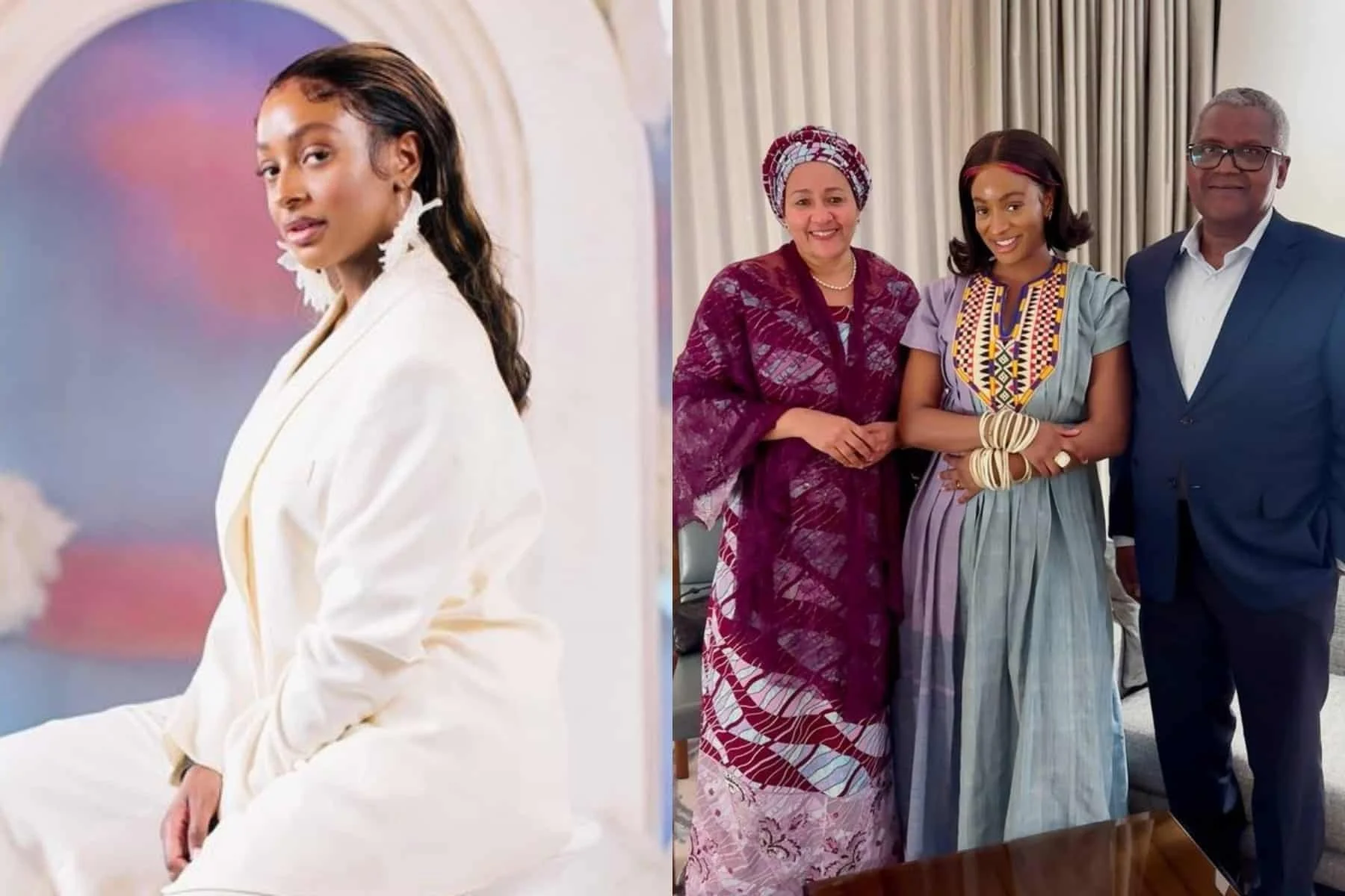 You Didn't Choose Your Circle, You Inherited It: Fans Slam DJ Cuppy After She Posts Photo With Aliko Dangote.
