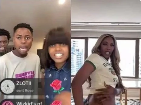 Tiwa Savage slammed for showing her waist tattoo to Peller and Jarvis during a livestream