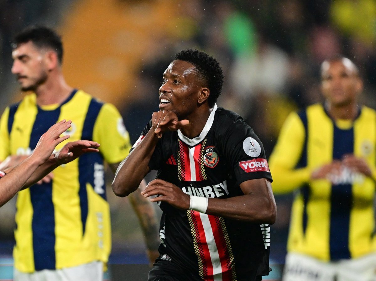 David Okereke Scores in Gaziantep’s Loss to Fenerbahce