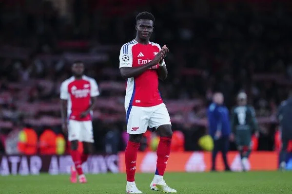 Bukayo Saka Laughs Off Denied Hat-Trick as Arsenal Dominate Monaco