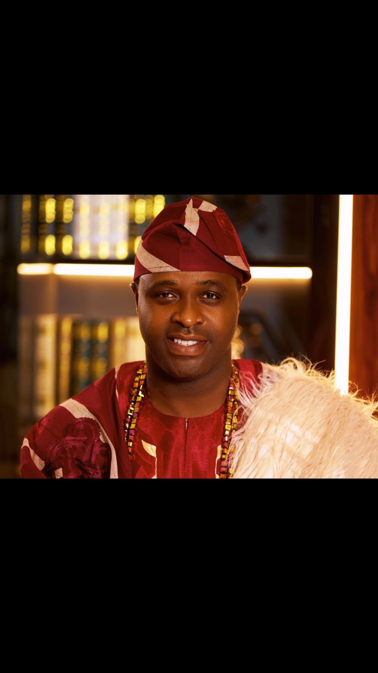 All Eyes Were On Femi Adebayo &amp; Chioma Akpotha’s Royal Entrance and Traditional Glam at “Seven Doors” Premiere