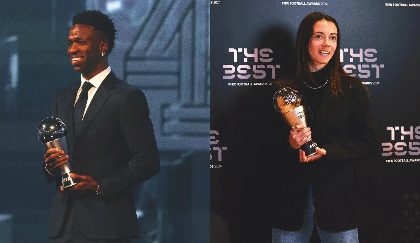 Vinicius Jr and Aitana Bonmati Shine at 2024 FIFA Best Awards