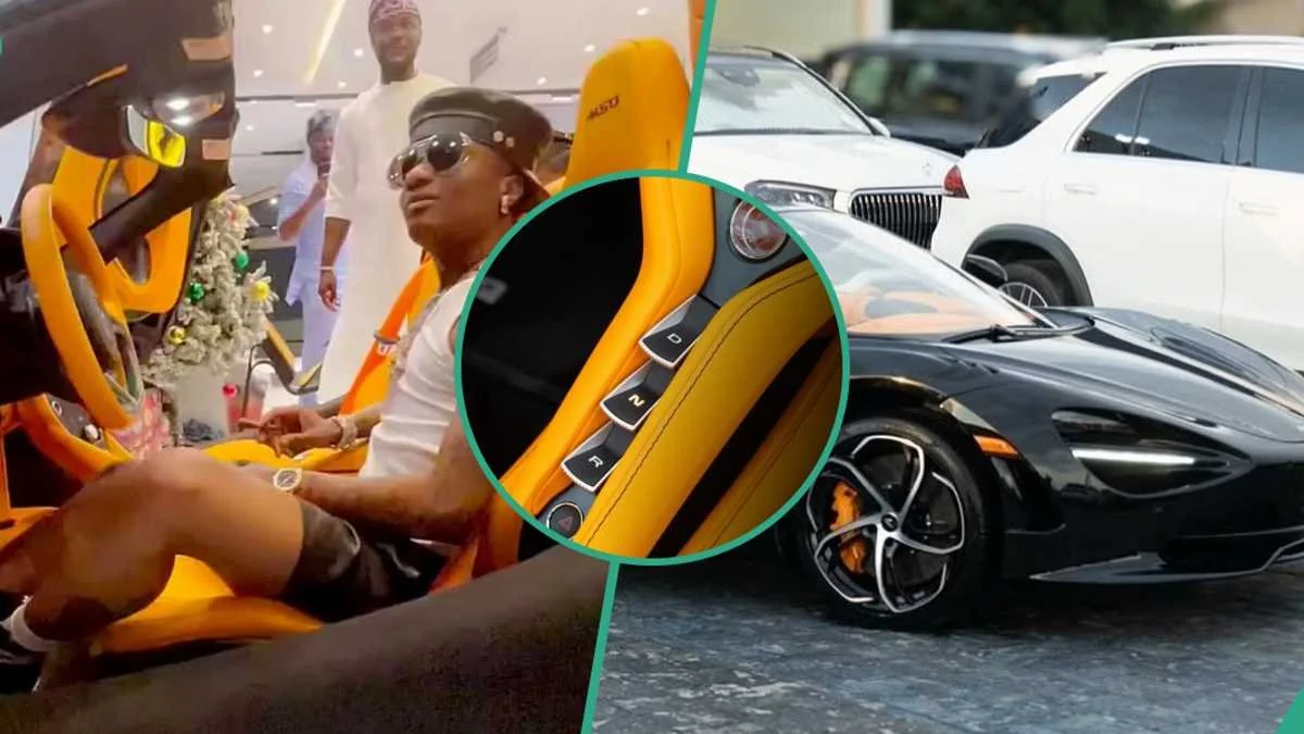 Wizkid Splashes N1.5bn on McLaren 750s, Interior of Luxury Whip Trends: "Good Way to End 2024