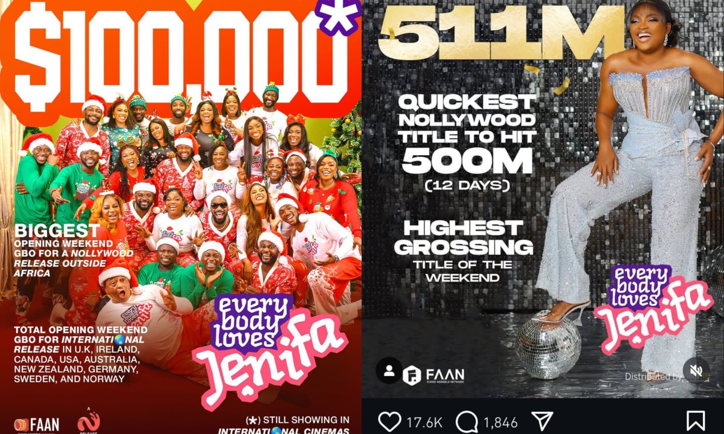 Funke Akindele's 'Everybody Loves Jenifa' Makes Nollywood History, Reaches $100,000 in Diaspora Sales