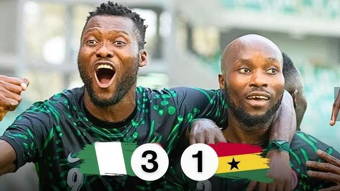 Super Eagles Deliver Yuletide Joy with Victory Over Ghana’s Black Galaxies