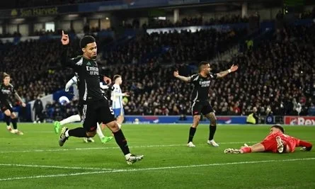 Arsenal’s Title Hopes Falter After Brighton Hold Them to 1-1 Draw