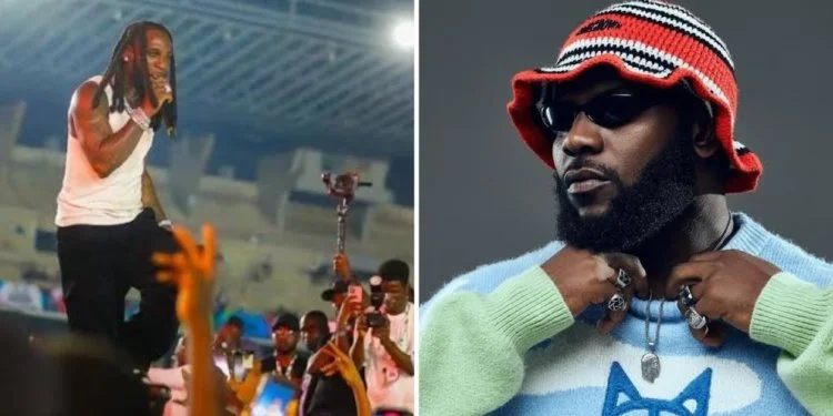 Burna Boy and Fan Incident at Lagos Concert Sparks Mixed Reactions