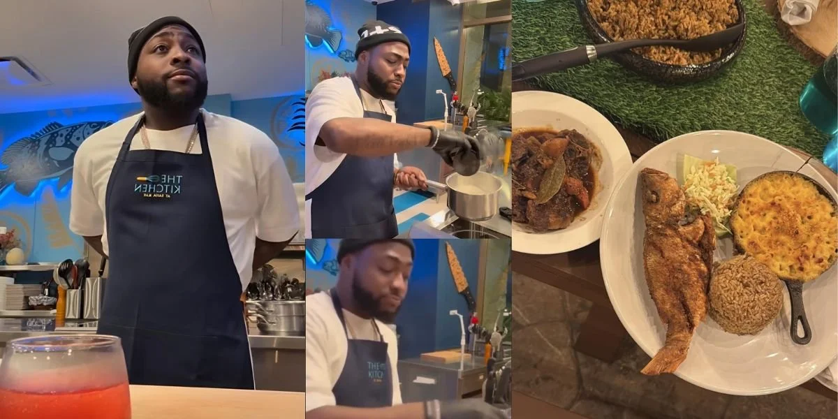 Davido Shows Off His Cooking Skills in Viral Video During Bahamas Family Vacation