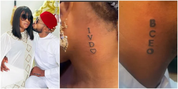 Blessing CEO and IVD Seal Their Love with Matching Initial Tattoos