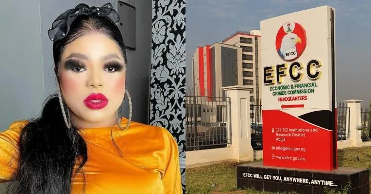 Bobrisky Slams EFCC, Labels the Commission 'Wicked'