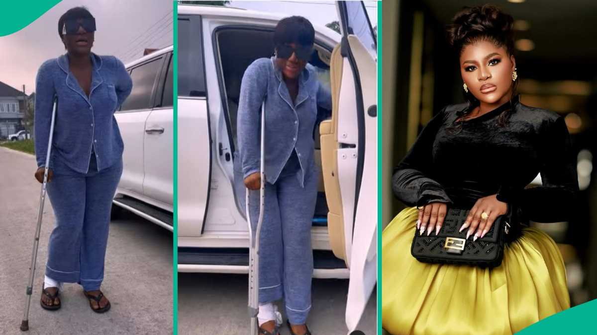Funke Akindele Sends Heartwarming Message to Destiny Etiko After On-Set Injury