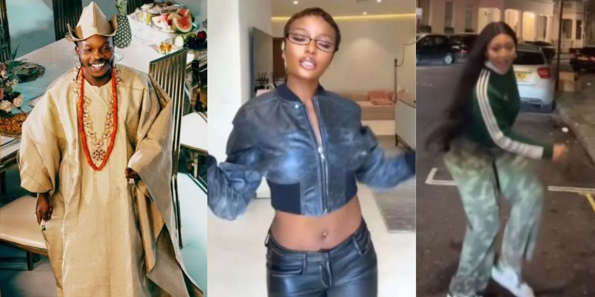 Naira Marley Reacts as Regina Daniels, Ayra Starr Dance to His Song