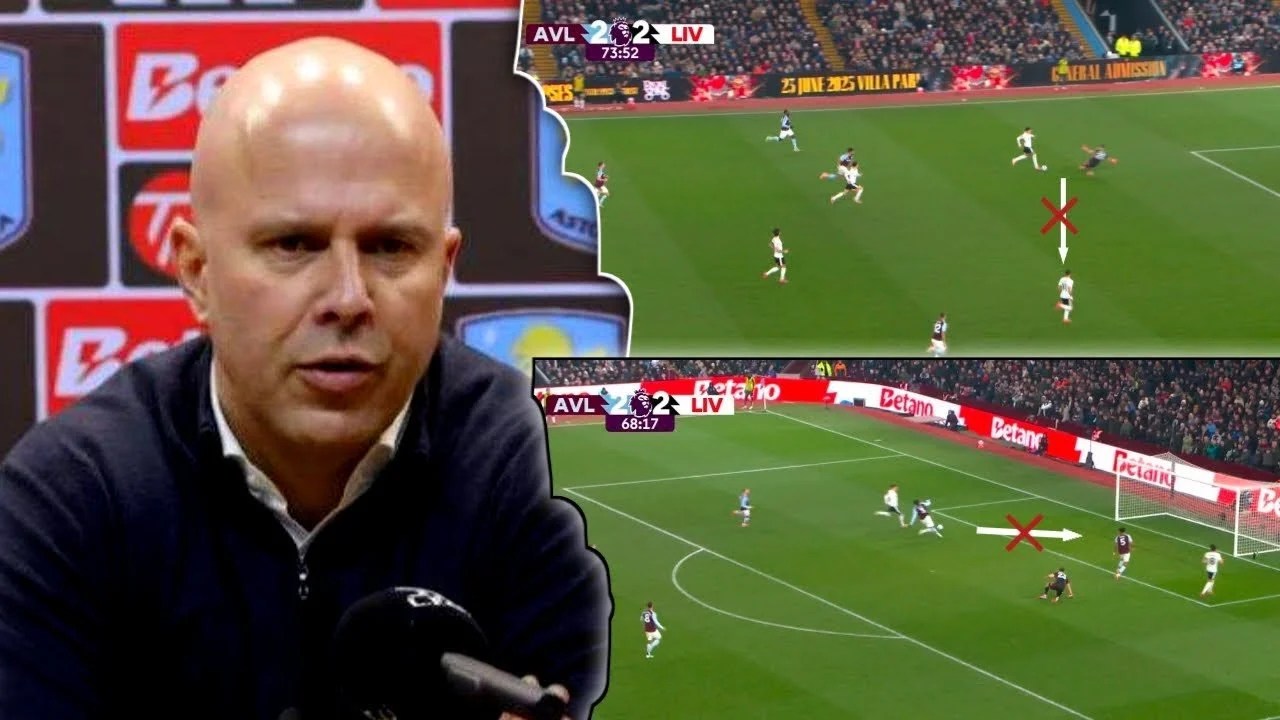 Arne Slot Criticizes Darwin Núñez’s Reaction After Crucial Miss Against Aston Villa