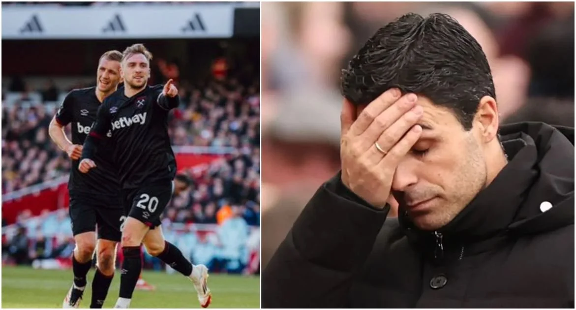 Arsenal’s Title Hopes Fade After Costly Defeat to West Ham