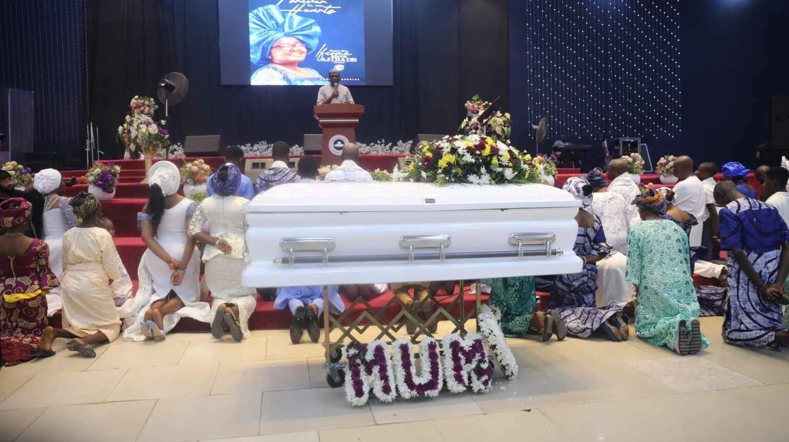 Nigerian Singer Mr. Eazi's Mother, Pastor Mrs. Ifeoma Edith Ajibade, Laid to Rest in Ogun State