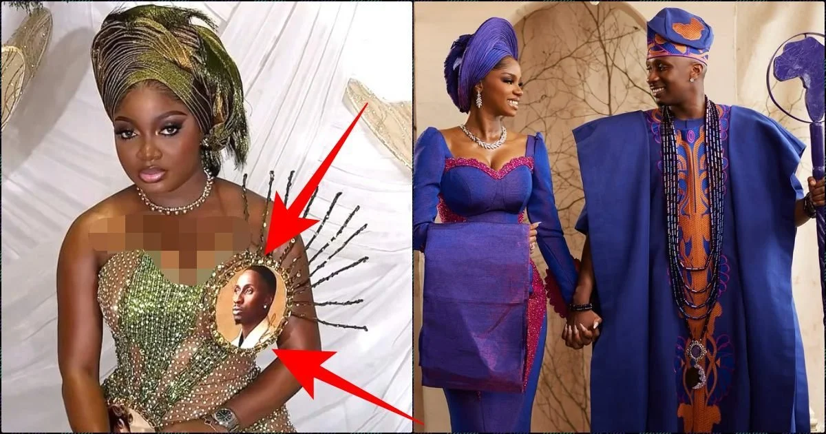 Priscilla Ojo Questions Papaya Ex Over ‘Bold’ Outfit at Her Wedding: “Why Did You Put My Husband’s Picture on Your Chest?”