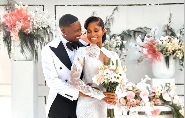 Love in Lagos! Priscilla Ojo and Tanzanian Star Juma Jux Tie the Knot in Stunning Seaside White Wedding