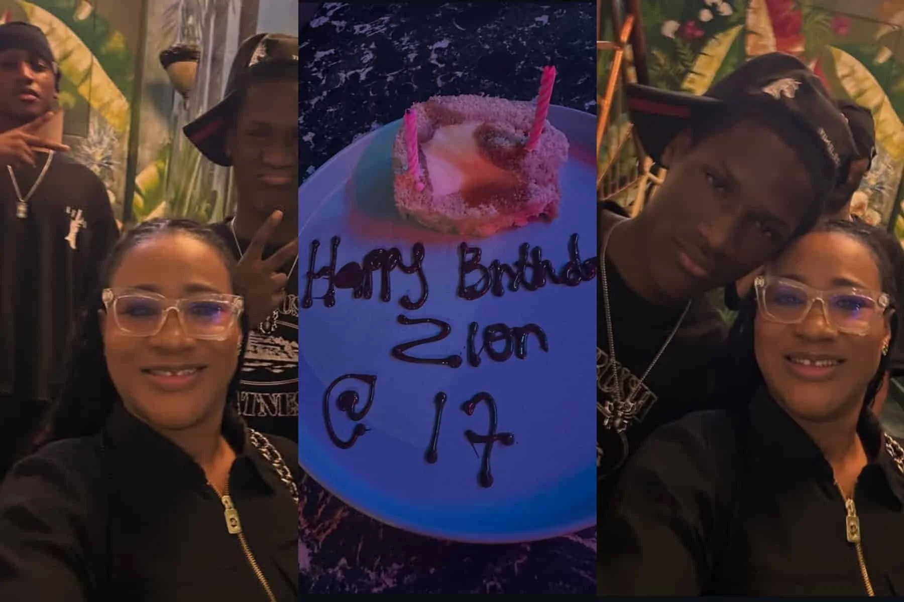 Sunmbo Adeoye Celebrates Son Zion Idibia as He Turns 17 in Style 