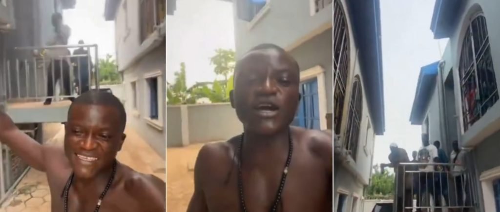 “Dem Dey Beef Me Cos I Get Glory” — Portable Proudly Unveils New Mansion Named After His Wife