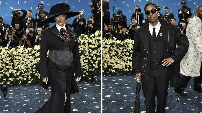 Rihanna Glows with Baby Bump at 2025 Met Gala, Confirms She’s Expecting Third Child with A$AP Rocky