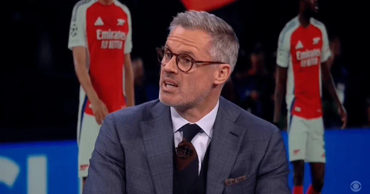  “That’s Nonsense!” – Jamie Carragher Blasts Arteta Over Champions League Claim