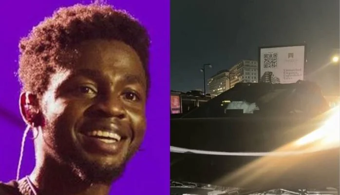 Popular Nigerian Musician Omah Lay Survives Tesla Truck Accident in Lagos