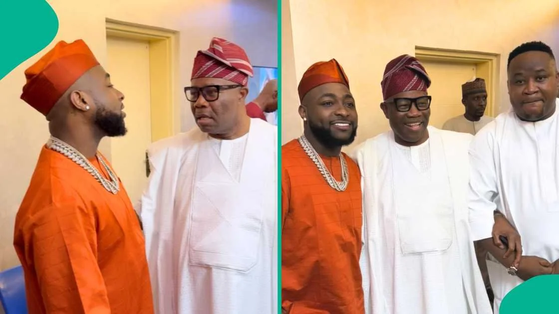 Davido and Cubana Chief Priest Visit Senate President Akpabio in Abuja — A Power Meeting to Watch