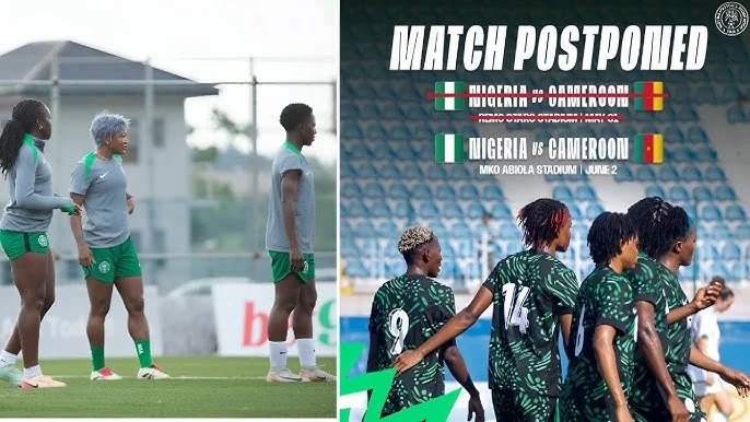 Super Falcons vs Indomitable Lionesses Clash Postponed Over Late Arrival of Cameroon Squad