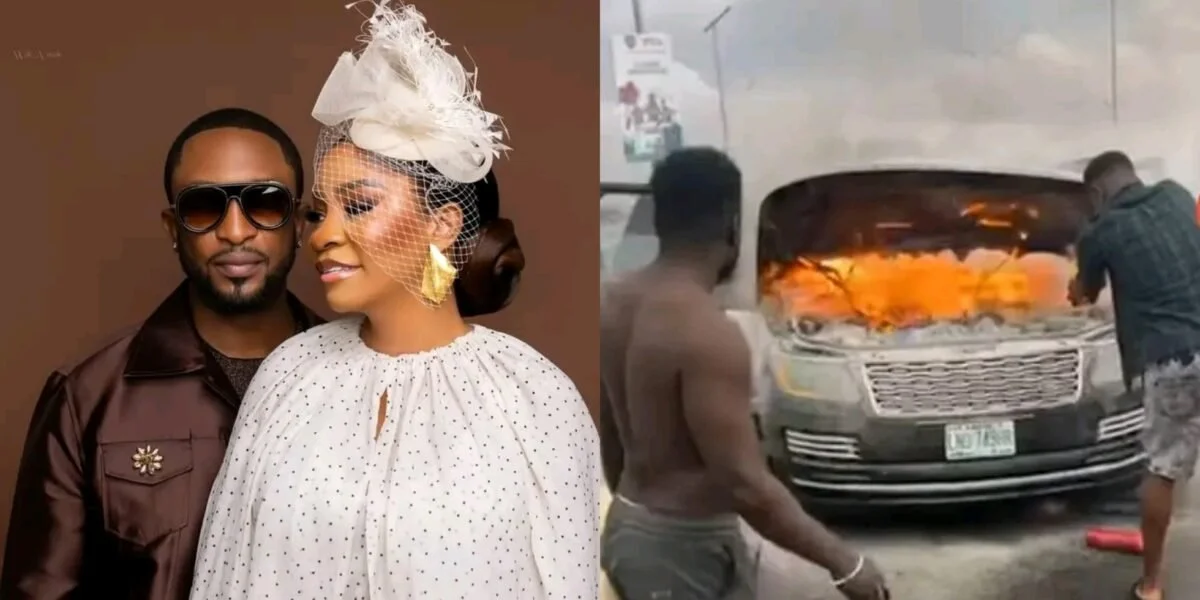  Darey Art Alade and Wife Escape Fiery Car Blaze on Third Mainland Bridge — Grateful for Life and Support