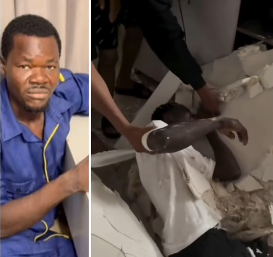  Rico Narrowly Escapes Death as Ceiling Collapses in His Apartment