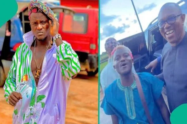 “Handshake No Be Gift”: Portable Shades Peter Obi After In-Flight Encounter