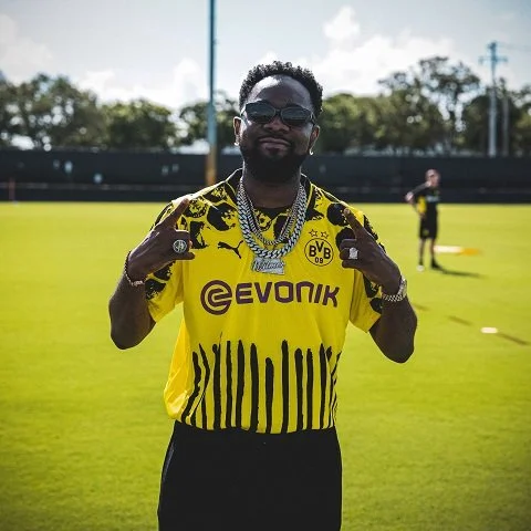 Patoranking Meets Borussia Dortmund Stars in Germany, Sparks Fan Frenzy