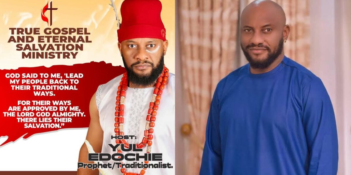 "Our Ministry Is Back" – Yul Edochie Declares Return as Prophet and Traditionalist