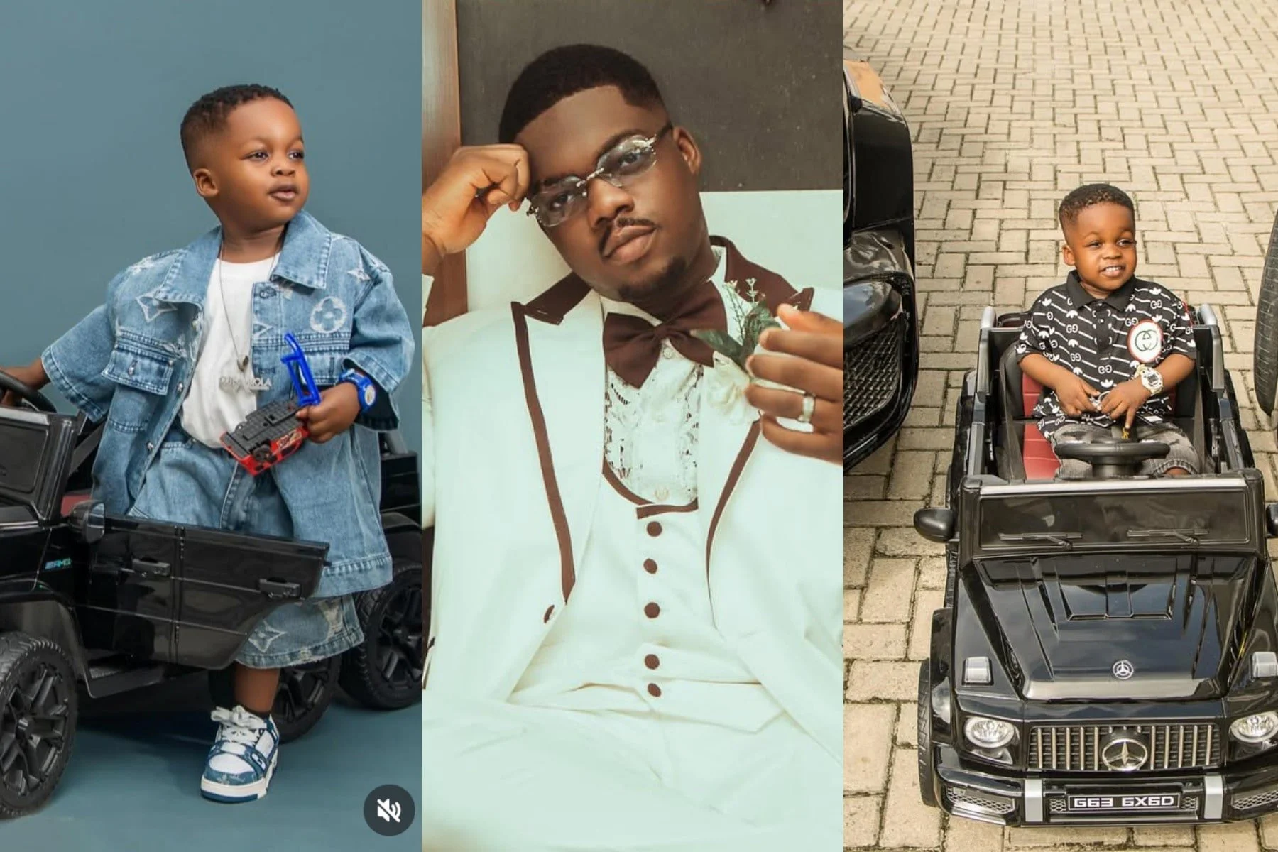 “My Joy, My Twin” – Cute Abiola Celebrates Son’s 2nd Birthday with Heartfelt Prayer
